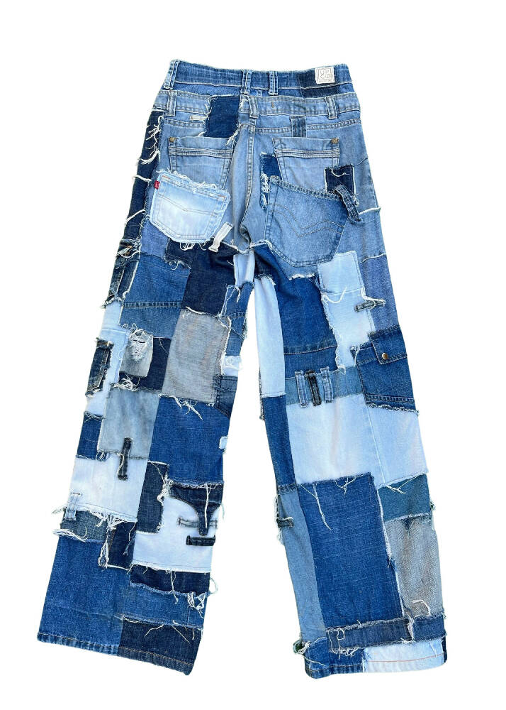 Calça Mosaico Jeans Cós Duplo