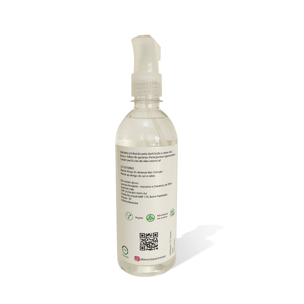 Água Floral de Gerânio (hidrolato) 500ml  - Pantaleão