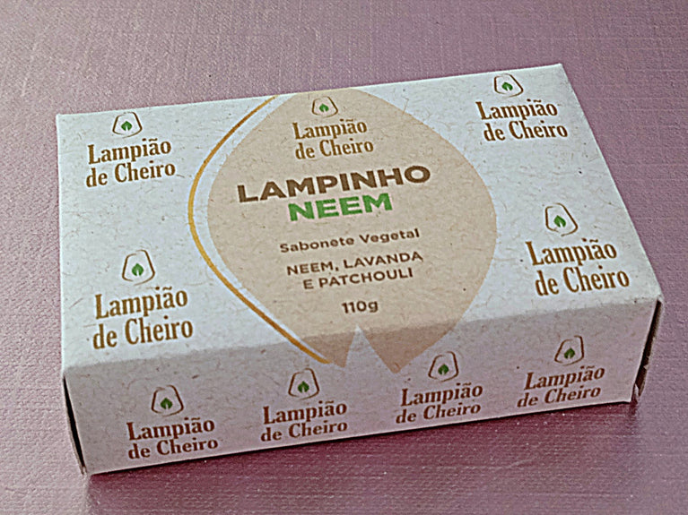 Sabonete Lampinho Neem – Hidratante, Vegano, Antialergico e Antiacne - Lampião de Cheiro