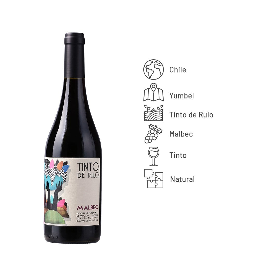 Vinho Tinto de Rulo Malbec - Tinto de Rulo