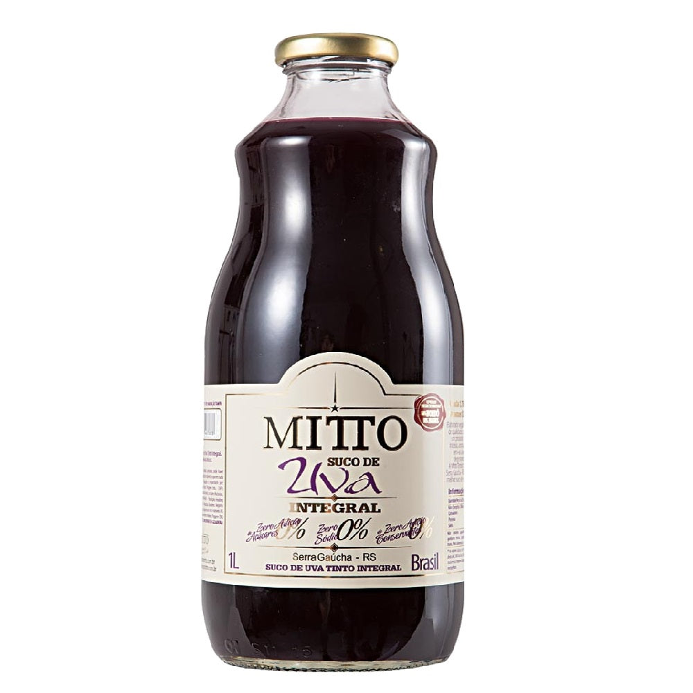 Suco de Uva Integral 1 L - Mitto Sucos