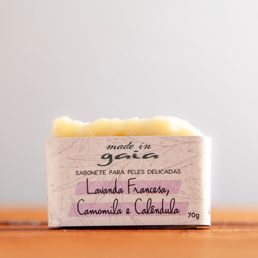 Sabonete em Barra Peles Delicadas 90g - Made in Gaia