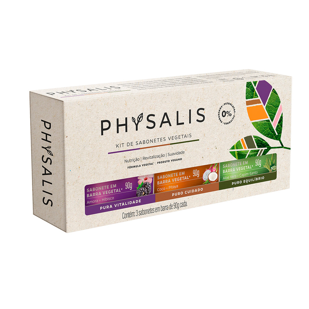 Kit Sabonete em Barra Linha Completa - Physalis