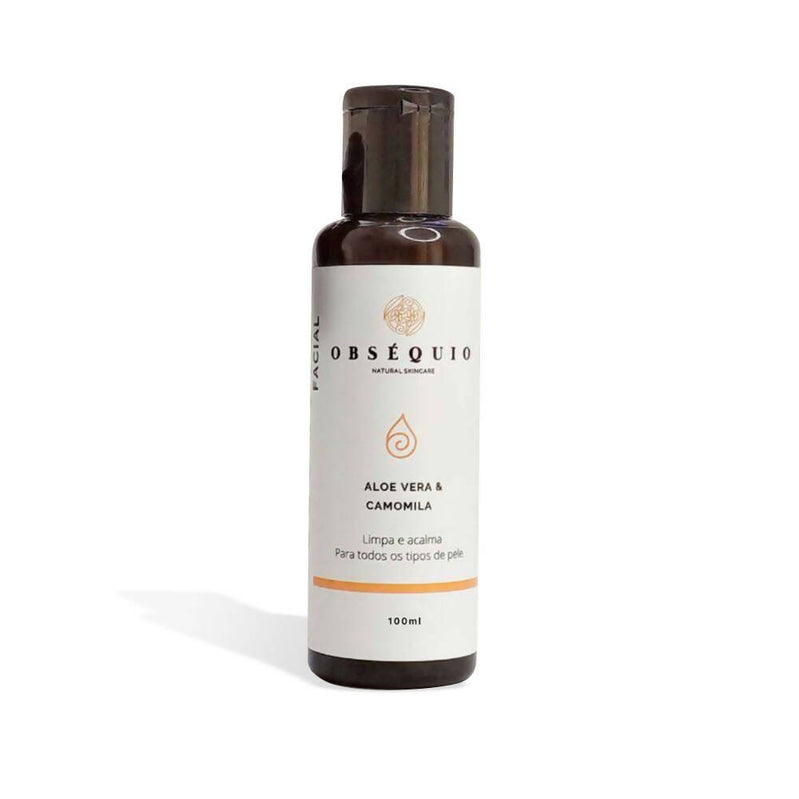 Sabonete Facial Aloe Vera e Camomila 100ml - Obséquio Natural