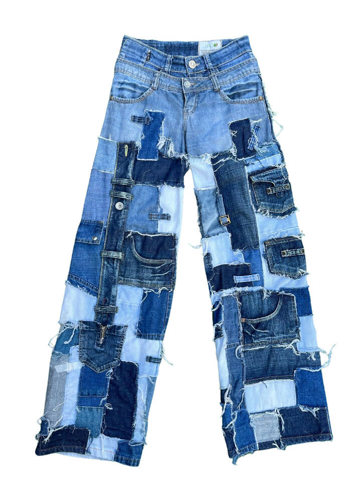 Calça Mosaico Jeans Cós Duplo