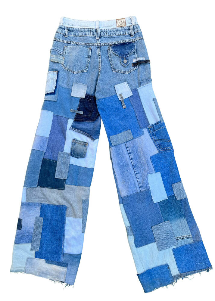 Calça Mosaico Jeans Clara Cós Duplo