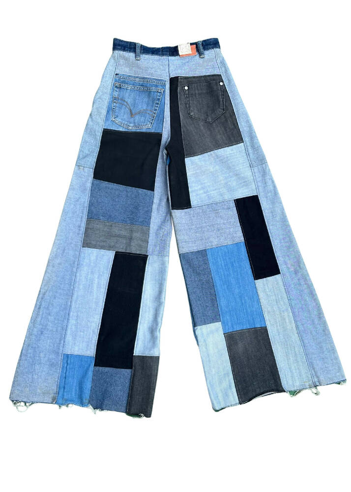 Calça Wide Leg Mosaico Jeans